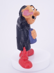 Gargamel avec fioles de laboratoires / verres - photo
