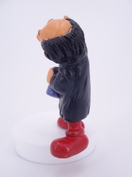 Gargamel avec fioles de laboratoires / verres - photo