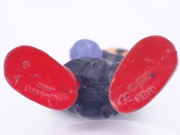 Gargamel avec fioles de laboratoires / verres - photo