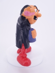 Gargamel avec fioles de laboratoires / verres - photo