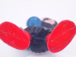 Gargamel mit Labor- / Glasgefäßen - photo