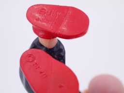 Gargamel avec fioles de laboratoires / verres - photo