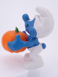 Schtroumpf avec citrouille - photo