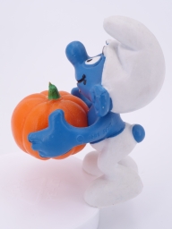 Schtroumpf avec citrouille - photo