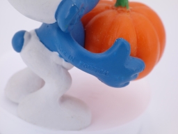 Schtroumpf avec citrouille - photo