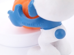 Schtroumpf avec citrouille - photo