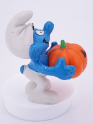 Schtroumpf avec citrouille - photo