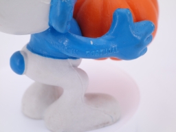 Schtroumpf avec citrouille - photo