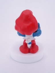 Grand Schtroumpf avec pizza - photo