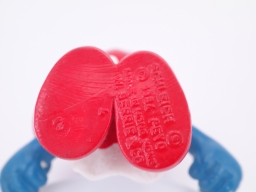 Grand Schtroumpf avec pizza - photo