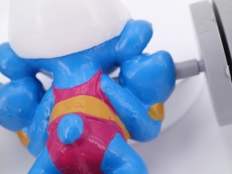 Schtroumpf haltérophile - photo