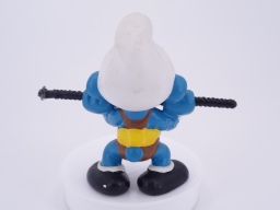 Schtroumpf haltérophile - photo