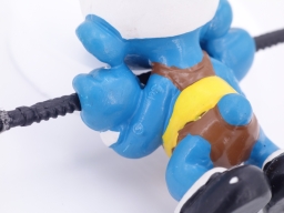 Schtroumpf haltérophile - photo