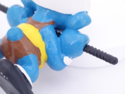 Schtroumpf haltérophile - photo