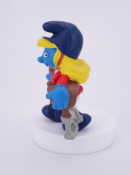 Schtroumpfette cavalière - photo