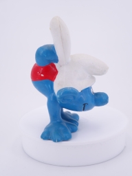 Schtroumpf qui fait le poirier / acrobate - photo