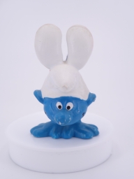 Schtroumpf qui fait le poirier / acrobate - photo