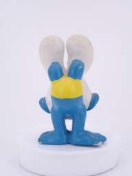 Schtroumpf qui fait le poirier / acrobate - photo