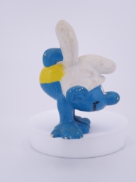 Schtroumpf qui fait le poirier / acrobate - photo