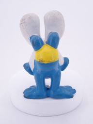 Schtroumpf qui fait le poirier / acrobate - photo