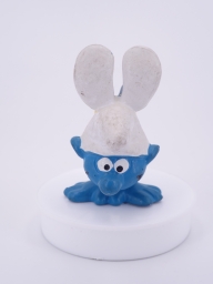 Schtroumpf qui fait le poirier / acrobate - photo