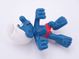 Schtroumpf sur planche à voile - photo