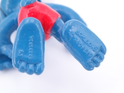 Schtroumpf sur planche à voile - photo