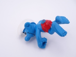 Schtroumpf sur planche à voile - photo