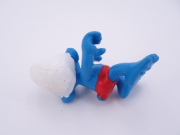 Schtroumpf sur planche à voile - photo