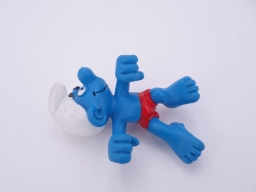 Schtroumpf sur planche à voile - photo