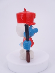 Schtroumpf soldat avec fusil - photo