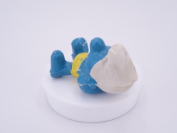 Schtroumpf baigneur / bain de soleil - photo