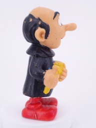 Gargamel avec fioles de laboratoires / verres - photo