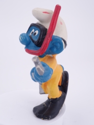 Schtroumpf en tenue de plongée / plongeur - photo