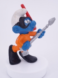 Schtroumpf en tenue de plongée / plongeur - photo