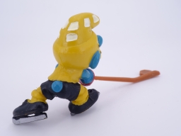 Schtroumpf joueur de hockey sur glace - photo