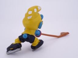 Schtroumpf joueur de hockey sur glace - photo
