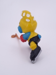 Schtroumpf joueur de hockey sur glace - photo