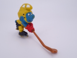 Schtroumpf joueur de hockey sur glace - photo