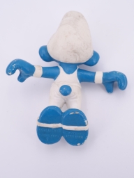 Schtroumpf gymnaste - Anneaux - photo