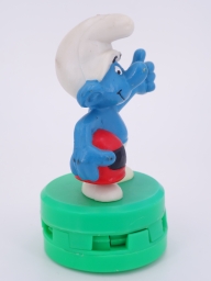 Schtroumpf avec casque - photo