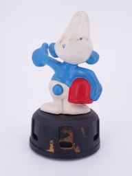 Schtroumpf avec casque - photo