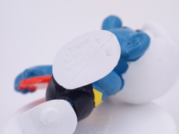 Schtroumpf lanceur de disque - photo