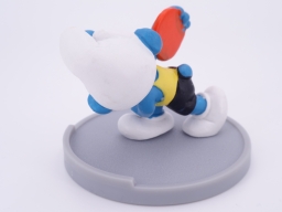 Schtroumpf lanceur de disque - photo