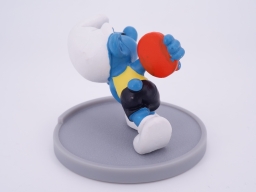 Schtroumpf lanceur de disque - photo