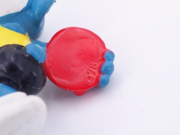 Schtroumpf lanceur de disque - photo