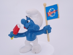 Schtroumpf avec glace - photo