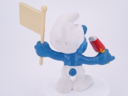 Schtroumpf avec glace - photo