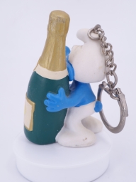 Schtroumpf bouteille de champagne - 50 ans - photo