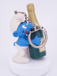 Schtroumpf bouteille de champagne - 50 ans - photo